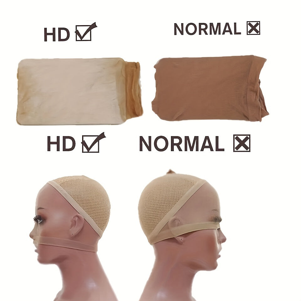 20-100pcs Ultra Thin Sheer Wig Caps - Hd Stocking Cap with Stretchy Nylon Mesh for Weave, Breathable, Invisible, and Comfortable Hair Net - Perfect for Hair Extensions and Wigs